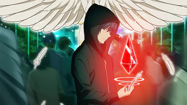 Platinum End - มิไร คาเคฮาชิ & นัสเสะ 4K วอลเปเปอร์