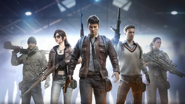 PlayerUnknown's Battlegrounds (PUBG Mobile) - Asian Battle Squad 4K 壁紙