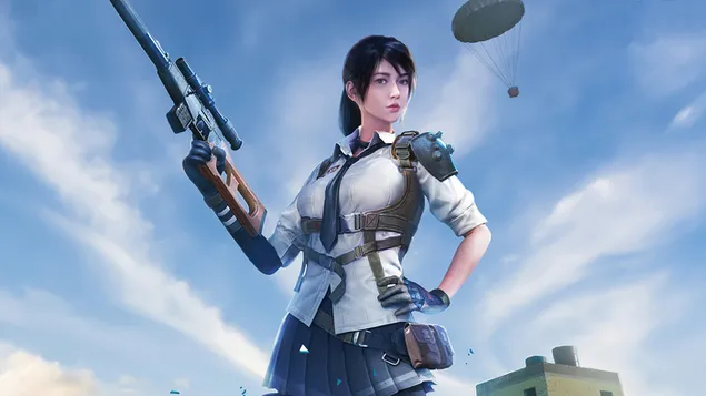 PlayerUnknown's Battlegrounds (PUBG Mobile) - Asian Girl S15 Outfit Skin Set