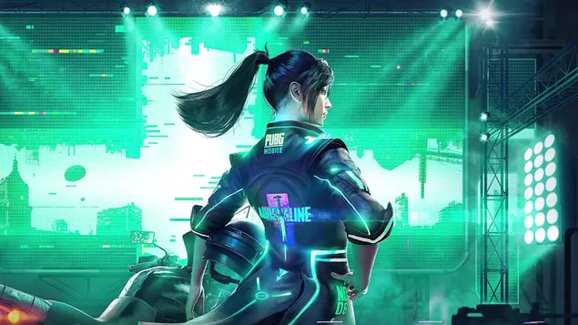 Taustpilt PlayerUnknown's Battlegrounds (PUBG Mobile) – Asian Pubg Girl 4K