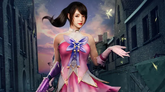 PlayerUnknown's Battlegrounds (PUBG Mobile) - Set Kulit Pakaian Penyihir Begonia 4K kertas dinding