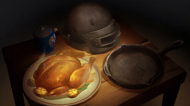 champs de bataille de playerunknown (pubg mobile) - diner au poulet telechargement