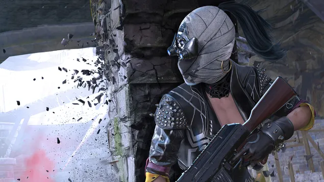 Páipéar balla Battlegrounds PlayerUnknown (PUBG Soghluaiste) - Sraith Dorcha Baintrí4K