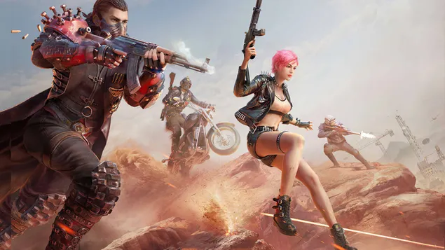 PlayerUnknown's Battlegrounds (PUBG Mobile) - 沙漠战队 4K 壁纸