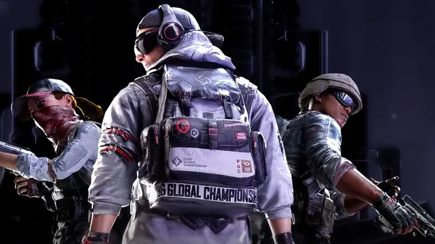 PlayerUnknown's Battlegrounds (PUBG Mobile) - Squadra del campionato globale 4K sfondo