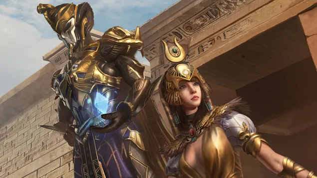 PlayerUnknown's Battlegrounds (PUBG Mobile) - Golden Pharaoh X Suit Set 4K wallpaper