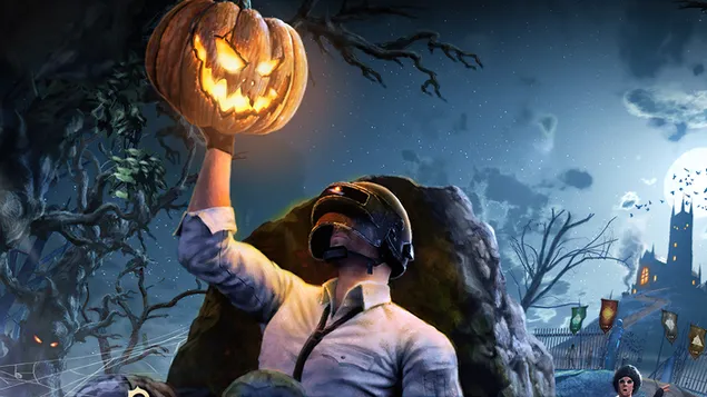 PlayerUnknown's Battlegrounds (PUBG Mobile) - Helmet Guy Halloween