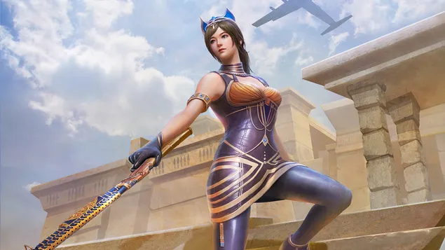 PlayerUnknown's Battlegrounds (PUBG Mobile) - Mystical Feline Set 4K muurpapier