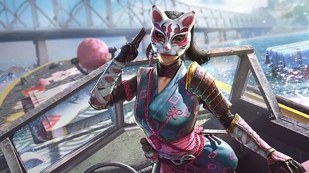 PlayerUnknown's Battlegrounds (PUBG Mobile) – Ninja Kitty aprangos odos rinkinys 4K ekrano užsklanda