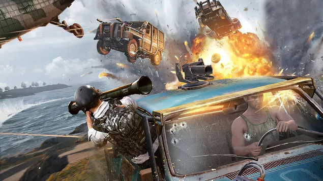 PlayerUnknown's Battlegrounds (PUBG Mobile) - Payload 2.0 Battle کاغذدیواری  4K