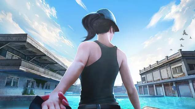 PlayerUnknown's Battlegrounds (PUBG Mobile) - PUBG Girl 4K خلفية