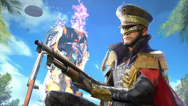 PlayerUnknown's Battlegrounds (PUBG Mobile) - レッド コマンダー セット 4K 壁紙