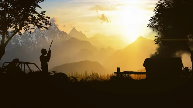 PlayerUnknown's Battlegrounds (PUBG Mudah Alih) - Seni Siluet Pubg 4K kertas dinding