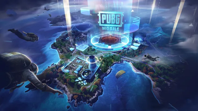 PlayerUnknown's Battlegrounds (PUBG Mobile) - Khu vực thả bản đồ Sky Diving tải xuống