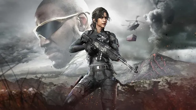 PlayerUnknown's Battlegrounds (PUBG Mobile) - Soldier Girl S9 4K วอลเปเปอร์