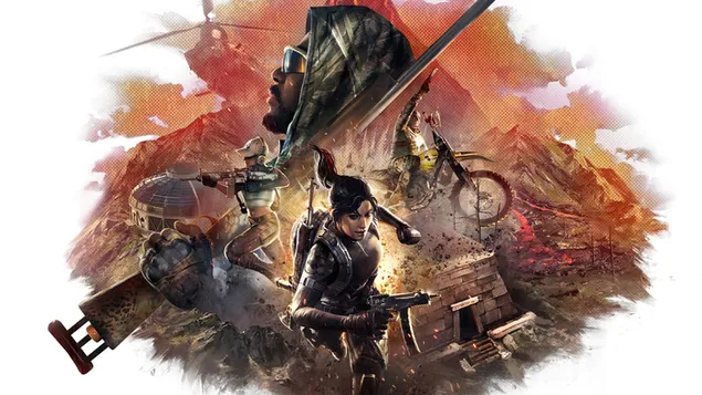 Páipéar balla Battlegrounds PlayerUnknown (PUBG Mobile) - Survivor Pass Highlands4K