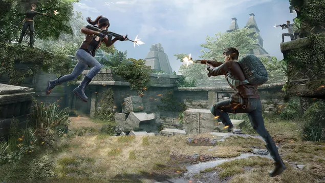 PlayerUnknown's Battlegrounds (PUBG Mobile) - Tiki Temple Battle 4K 壁纸