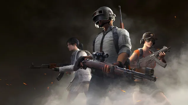 PlayerUnknown's Battlegrounds (PUBG Mobile) - Trio Battle Squad 4K wallpaper  download