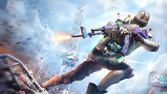 PlayerUnknown's Battlegrounds (PUBG Mobile) - Unicorn Outfit Skin Set 4K baggrundsbillede