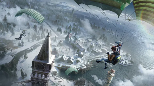 PlayerUnknown's Battlegrounds (PUBG Mobile) - Winterland Survivor 4K sfond