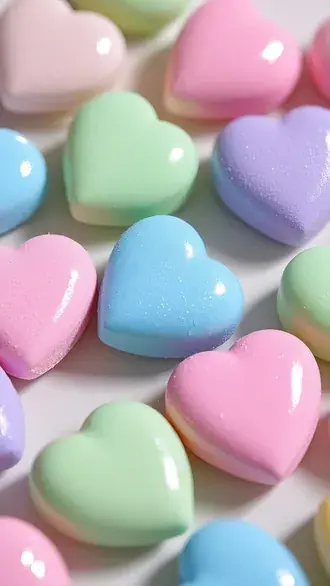 hrave pastelove srdce stahnout