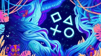 PlayStation 콘솔 게임 기호 4K 배경화면