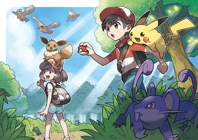 Pokémon: Let's Go, Pikachu! and Let's Go, Eevee! (Video Game) 2K wallpaper
