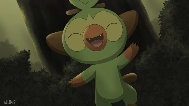 口袋妖怪剑与盾 - Grookey 2K 壁纸