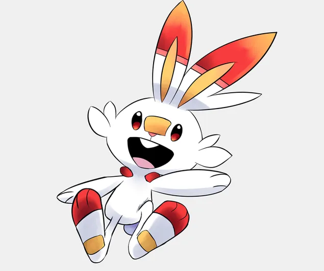 口袋妖怪：剑与盾 - Scorbunny 2K 壁纸