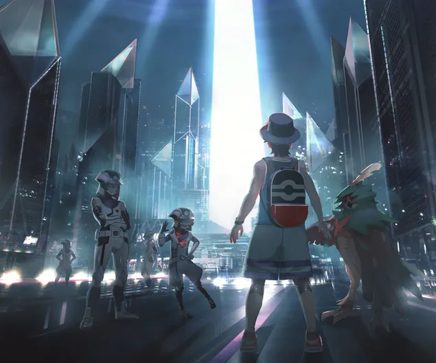 Pokémon Ultra Sun ו- Ultra Moon 4K טפט