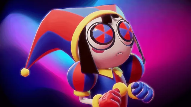 descarcare pomni personaj colorat