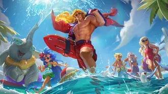 Pool Party 'Taric' - League of Legends [LOL] 8K wallpaper