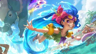 Pool Party 'Zoe' - League of Legends (LOL) 8K wallpaper