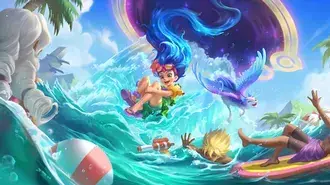 pool party 'zoe' - league of legends [lol]