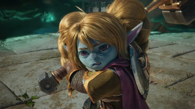 Zniszczenie sezonu 2021 „Mak” — League of Legends (LOL) 4K tapeta