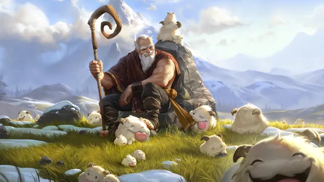'Poro' Herder (Legends of Runeterra) - League of Legends (LOL) 4K Tapeten