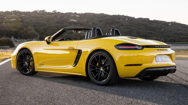 保時捷 718 Boxster GTS 2017 03 HD 壁紙