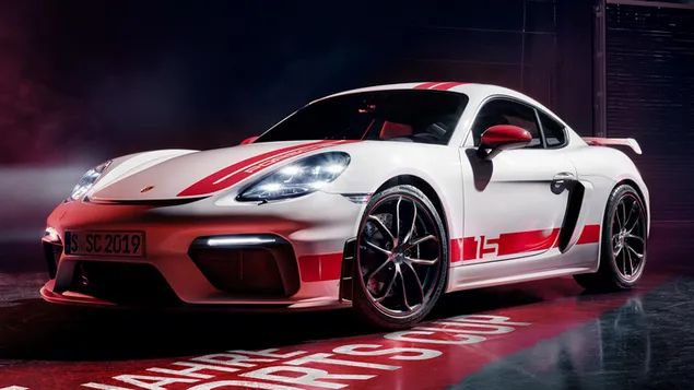 Porsche 718 Cayman GT4 Sports Cup Edition 2019 01 HD muurpapier