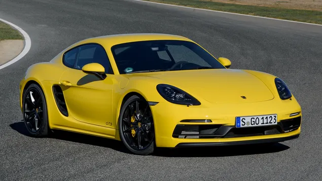 保時捷 718 開曼 GTS 2017 03 HD 壁紙