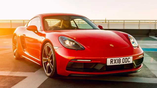 Porsche 718 Cayman GTS 2018 01 HD duvar kağıdı