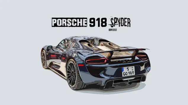 Mobil sport Porsche 918 Spyder