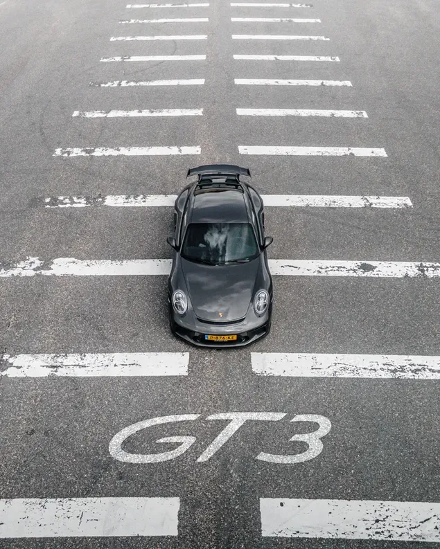 ポルシェGT3トップビュー 2K 壁紙