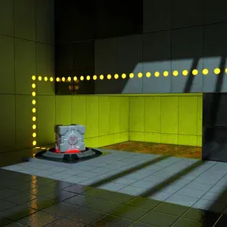 Tapeta Portal Toxic Testchamber 4K