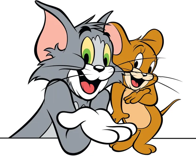 Tư thế mèo tom và chuột jerry như hai người bạn thân nhất tải xuống
