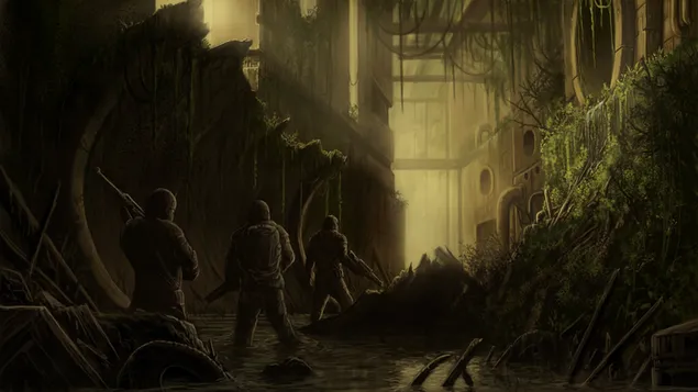 Пост апокалиптично 4K тапет