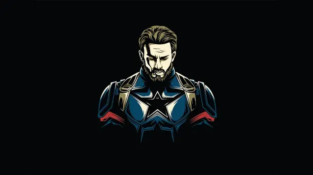 Póster oscuro del Capitán América descargar