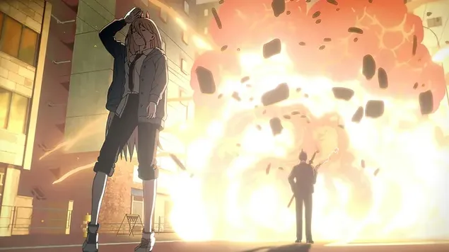 Power from Chainsaw man anime opening