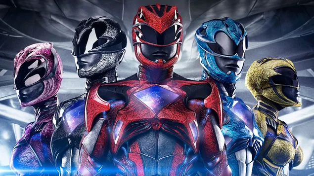 Power rangers - 2017 4K achtergrond