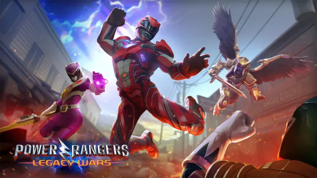 Power Rangers: Legacy Wars 4K achtergrond