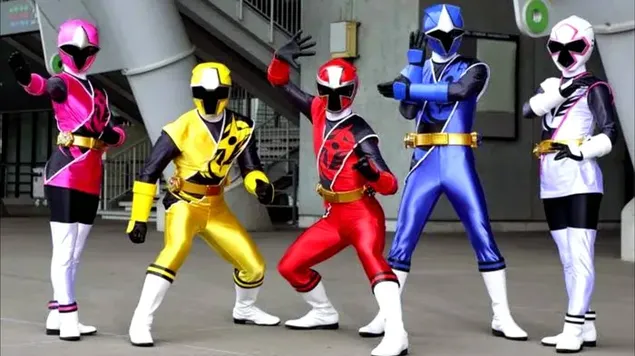 Power Rangers Ninja Steel HD achtergrond